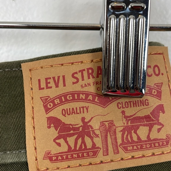 Levi's 711 Womens 30 Jeans Camo Green 5 Pocket Skinny Ankle Leg Casual Pants - Picture 12 of 12